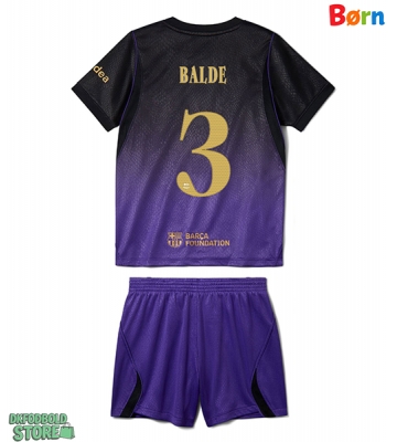Barcelona Alejandro Balde #3 Replika Babytøj Udebanesæt Børn 2026-27 Kortærmet (+ Korte bukser)